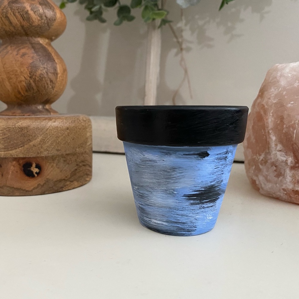 3/$25 Mini boho flower pot